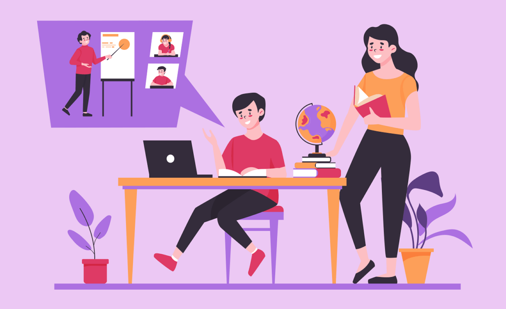 Home Office. Imagem de Macrovector/Freepik