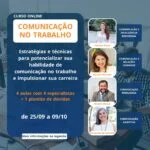 Curso Comunicação no Trabalho é lançado por profissionais. Imagem: Divulgação