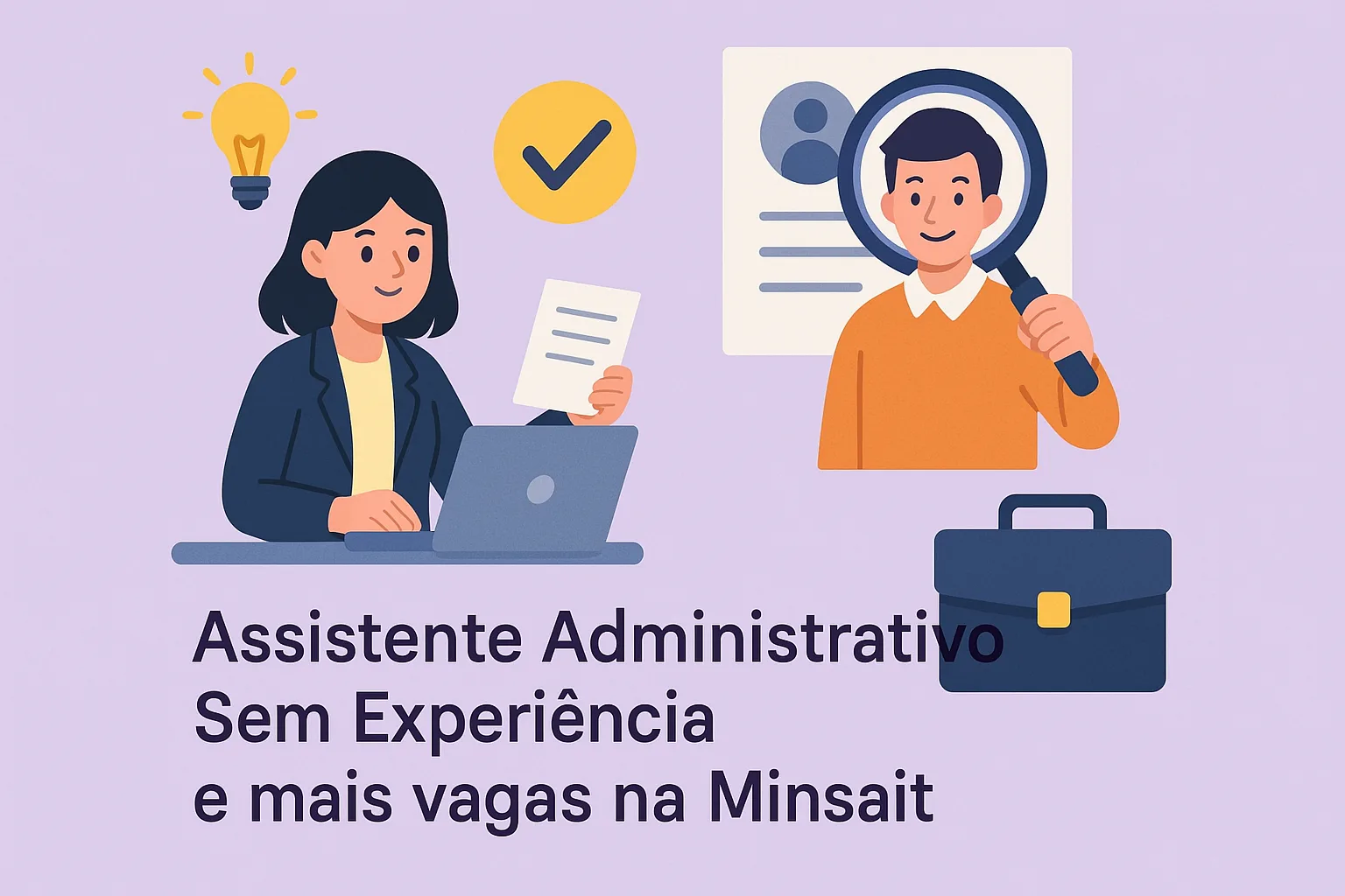 Assistente Administrativo Sem Experiência e mais vagas na Minsait