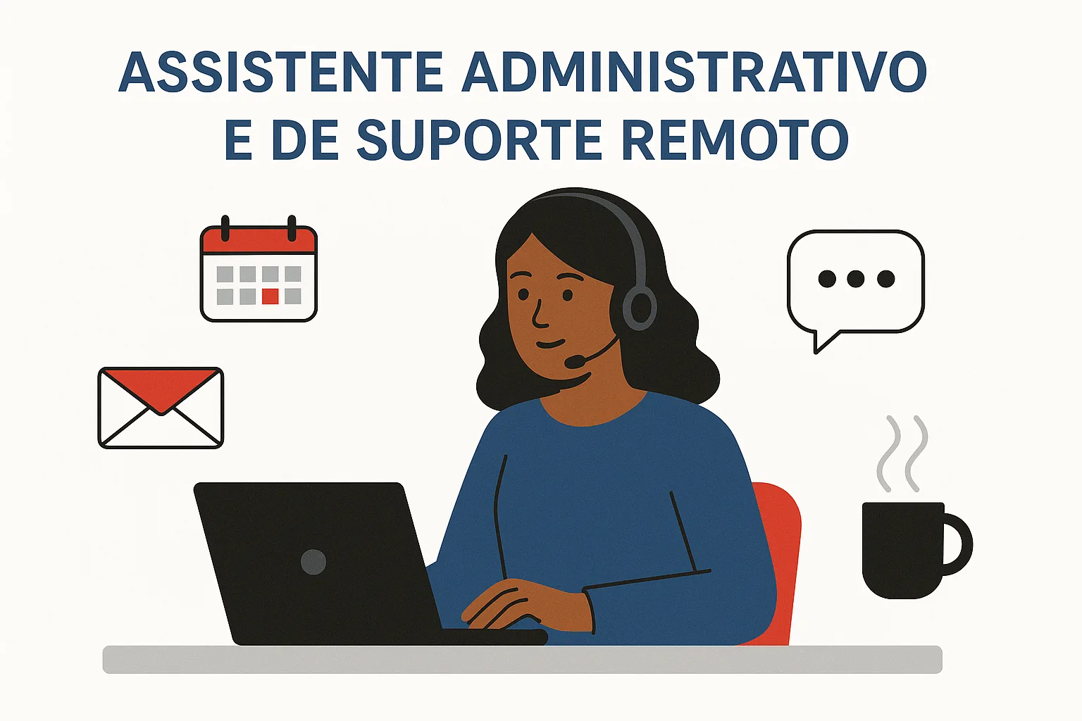 Assistente Administrativo e de Suporte Remoto: Vagas de Teletrabalho